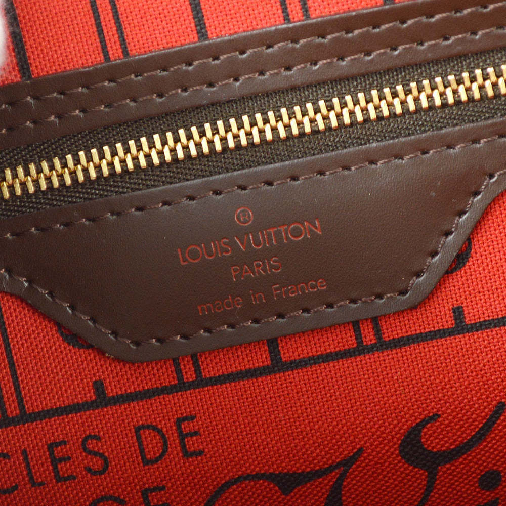 LOUIS VUITTON 2008 Damier Neverfull PM Tote Handbag N51109 120021 - Picture 9 of 10